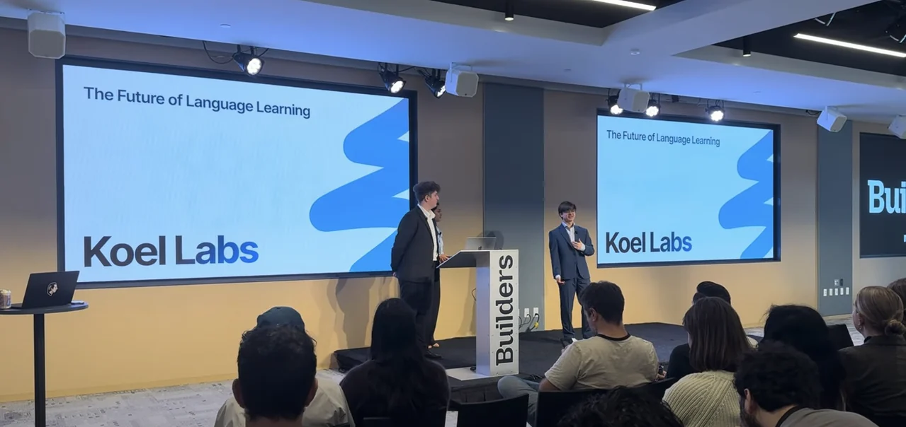 presenting on the Mozilla demo day stage