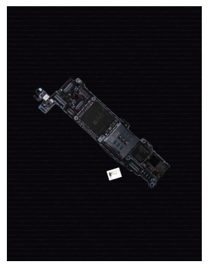 electronics image selected for PCB segmentation