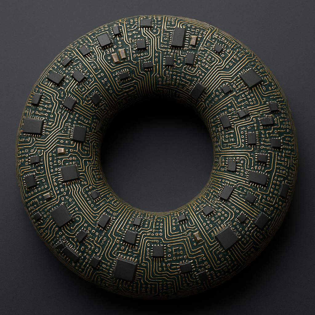 donut shaped printed circuit board