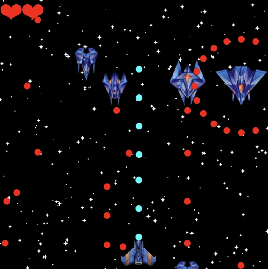 a space themed Shoot Em Up